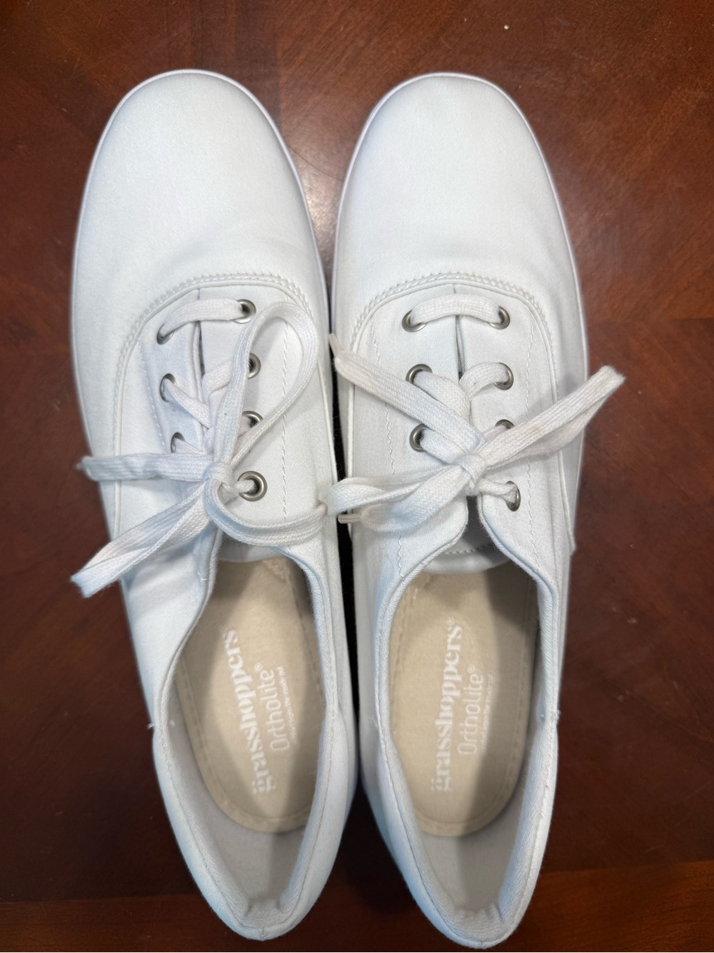 Grasshoppers White Canvas Slip-On Sneakers